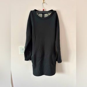 J Brand scuba material drop waist mini dress